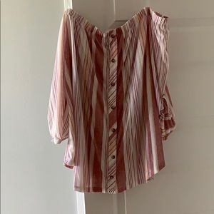 Rue 21 plus off the shoulder top